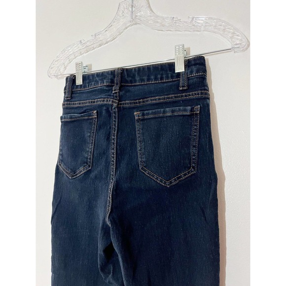 NoBo No Boundaries High Rise Skinny Dark Wash Stretch Denim Jeans Juniors Size 5 - Picture 5 of 6